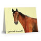 Horse Portrait Folded Note Cards Image 4 of 7